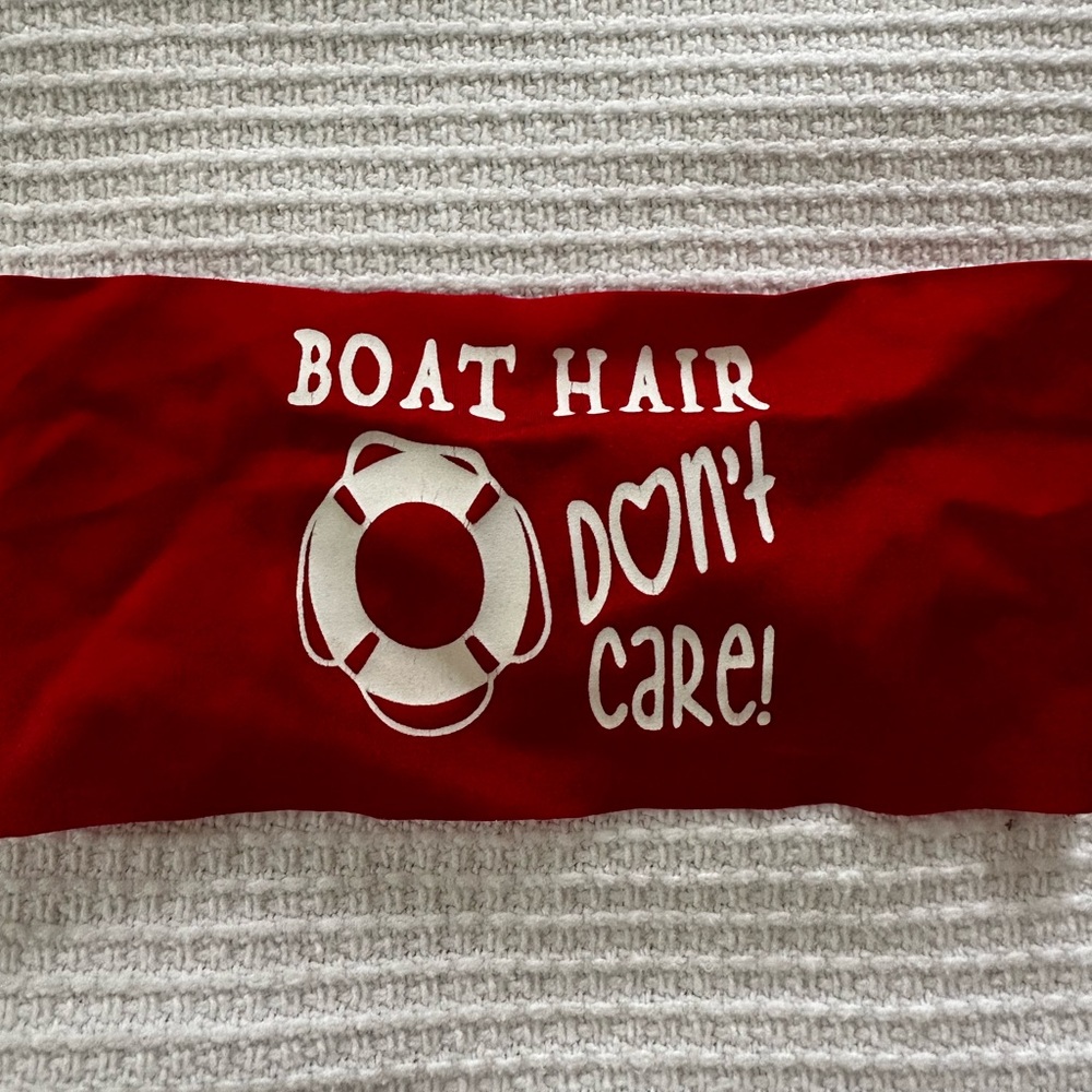 Red Hippie Runner 'Boat Hair Don't Care' Headband